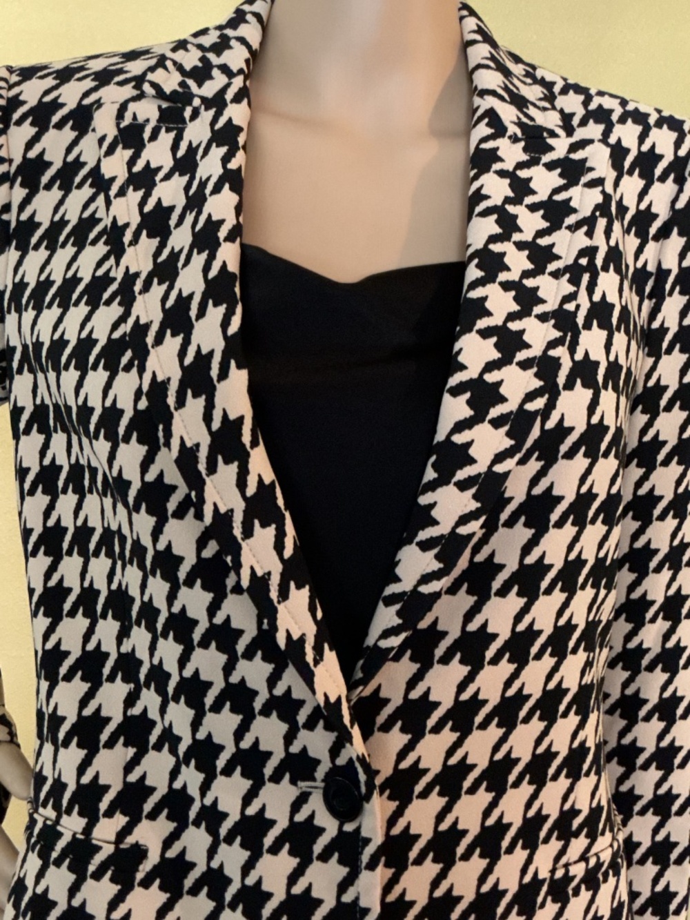 Alice and Olivia NWT Blazer Houndstooth Size 8 - Picture 5 of 9